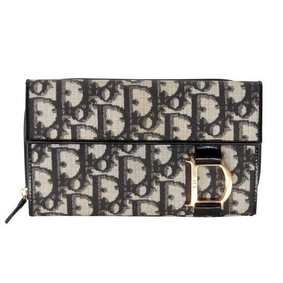 Dior Monogram Oblique Canvas with Gold Charm Wallet CD-0618N-0002